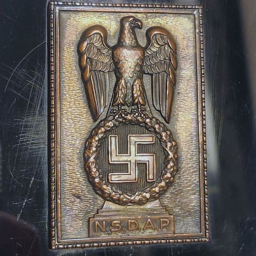 NSDAP plaque 0225 Pi 3